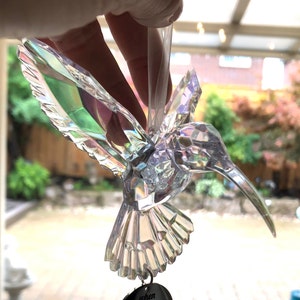 Hummingbird Memorial Ornament: Loss of Mom, Sister, Daughter