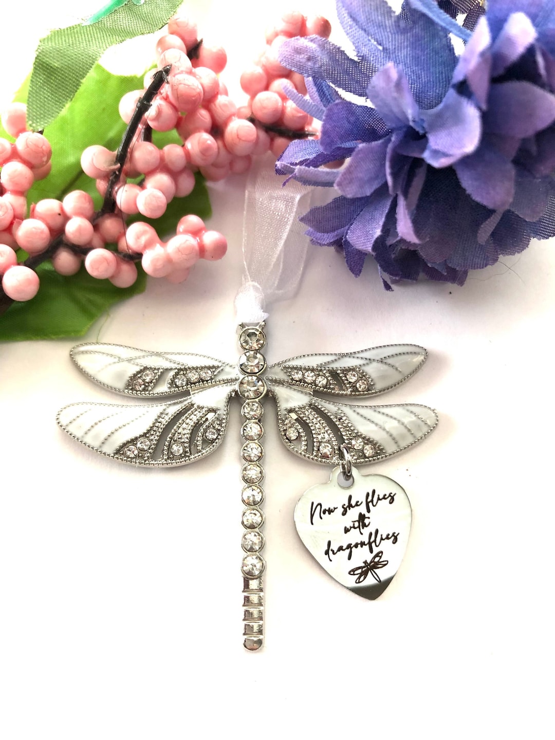 Etsy Dragonfly Ornament for remembrance