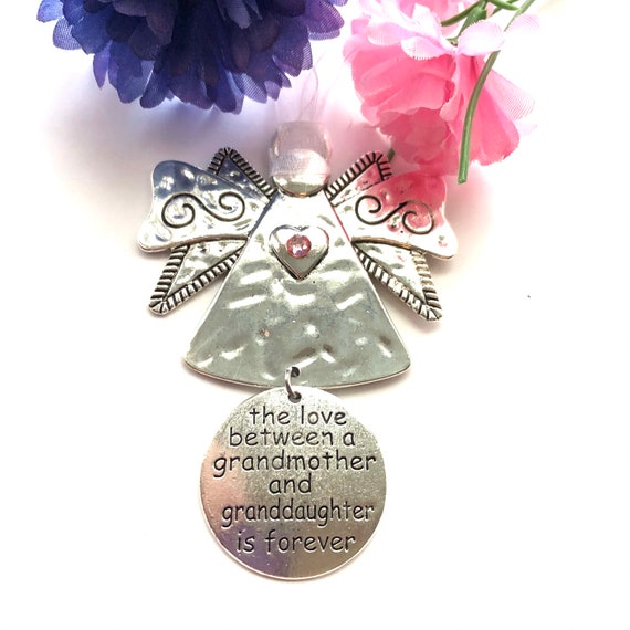 Grandma Granddaughter ornament, The Love between a Grandmother and 