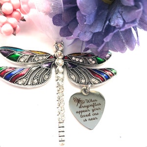 Memorial Dragonfly Ornament | Remembrance Gift