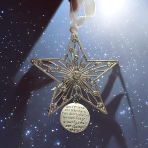 Friend ornament, Good friends are like stars, Star Ornament, Best Friend Ornament, Friends Forever Ornament, Friend Christmas star ornament,