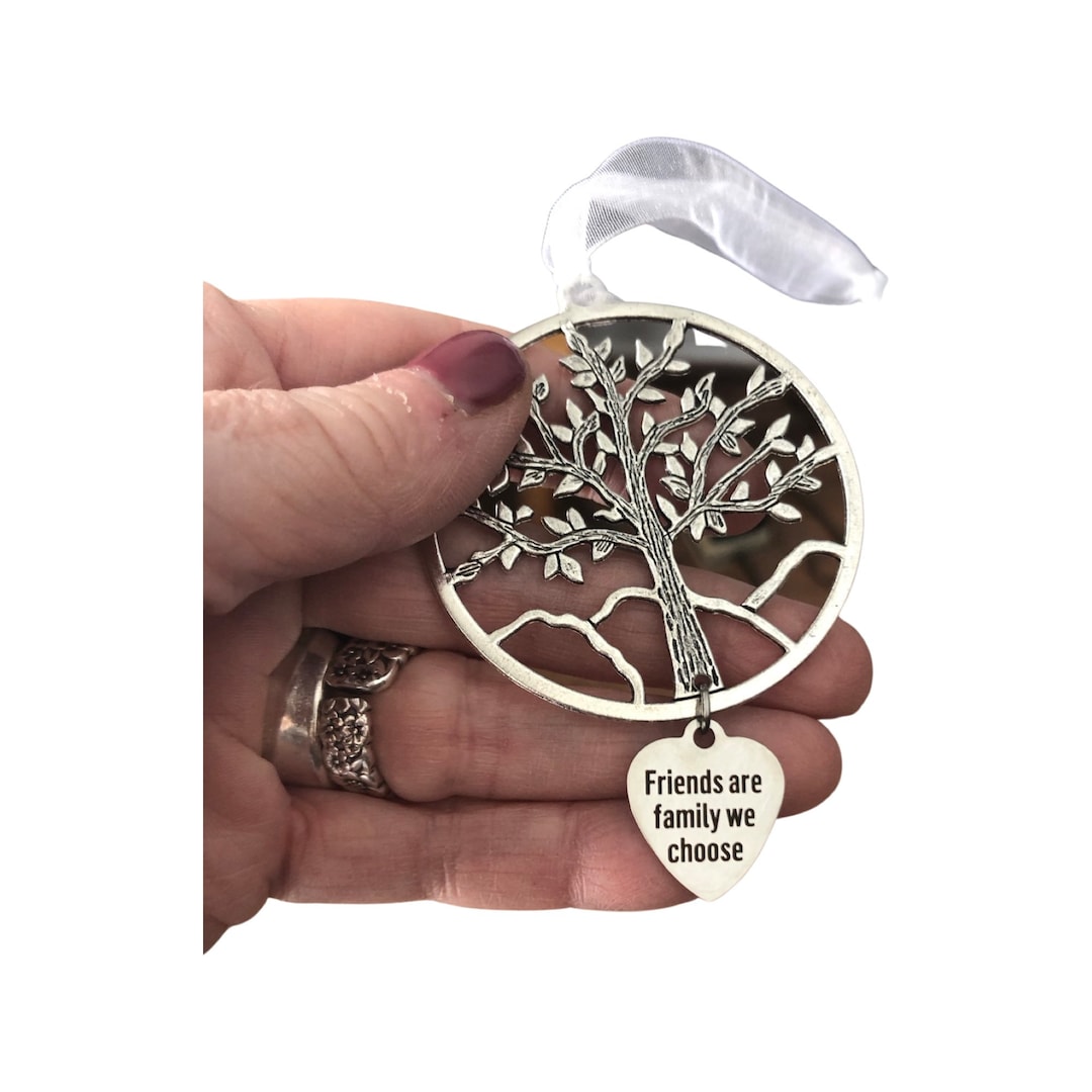 Tree of Life Ornament: Stainless Steel Friend Gift - Etsy