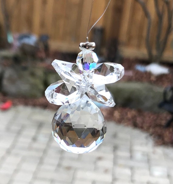 Buy Crystal Angel Rear View Mirror Angel Suncatcher Angel