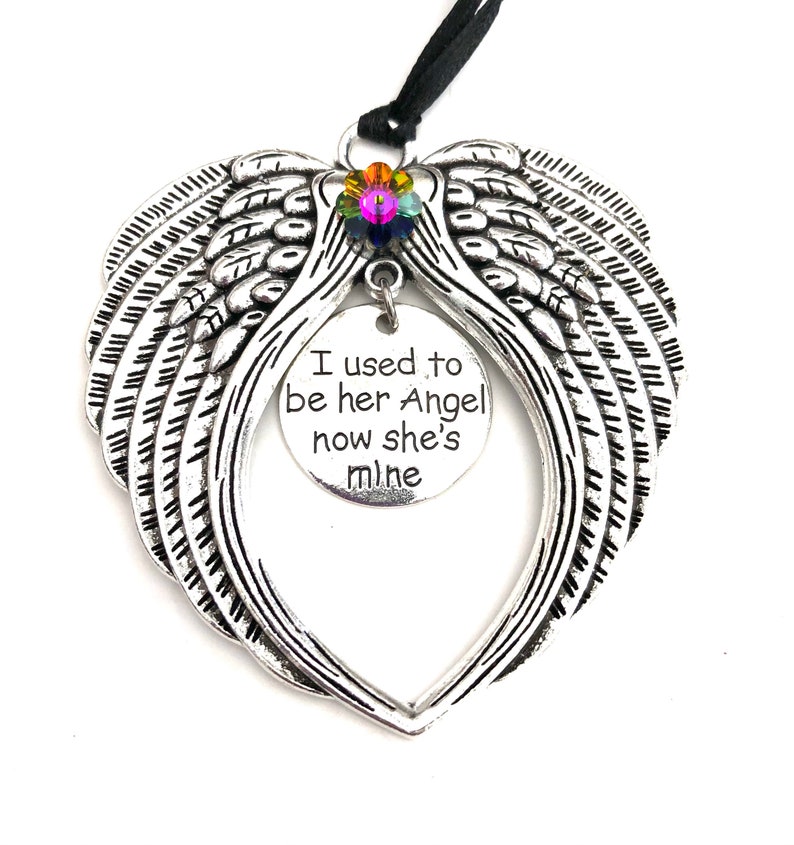Mom Memorial Angel Memorial Ornaments I used to be Angel  Etsy