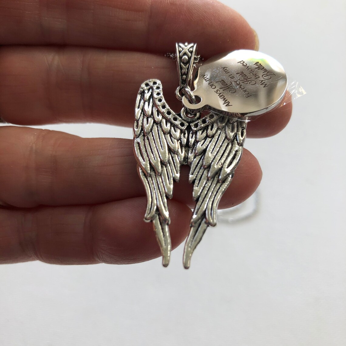 Brother memorial necklace sympathy gift for loss of