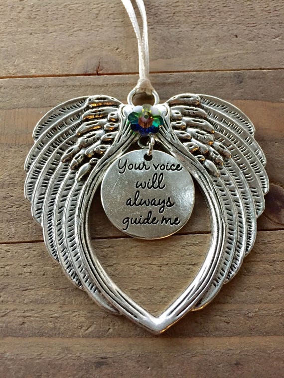 Your Voice Will Always Guide Me Angel Ornament Gift For Mom Gift For Dad Gift For Mentor Gift For Nana Gift From Godteacher Gift - 