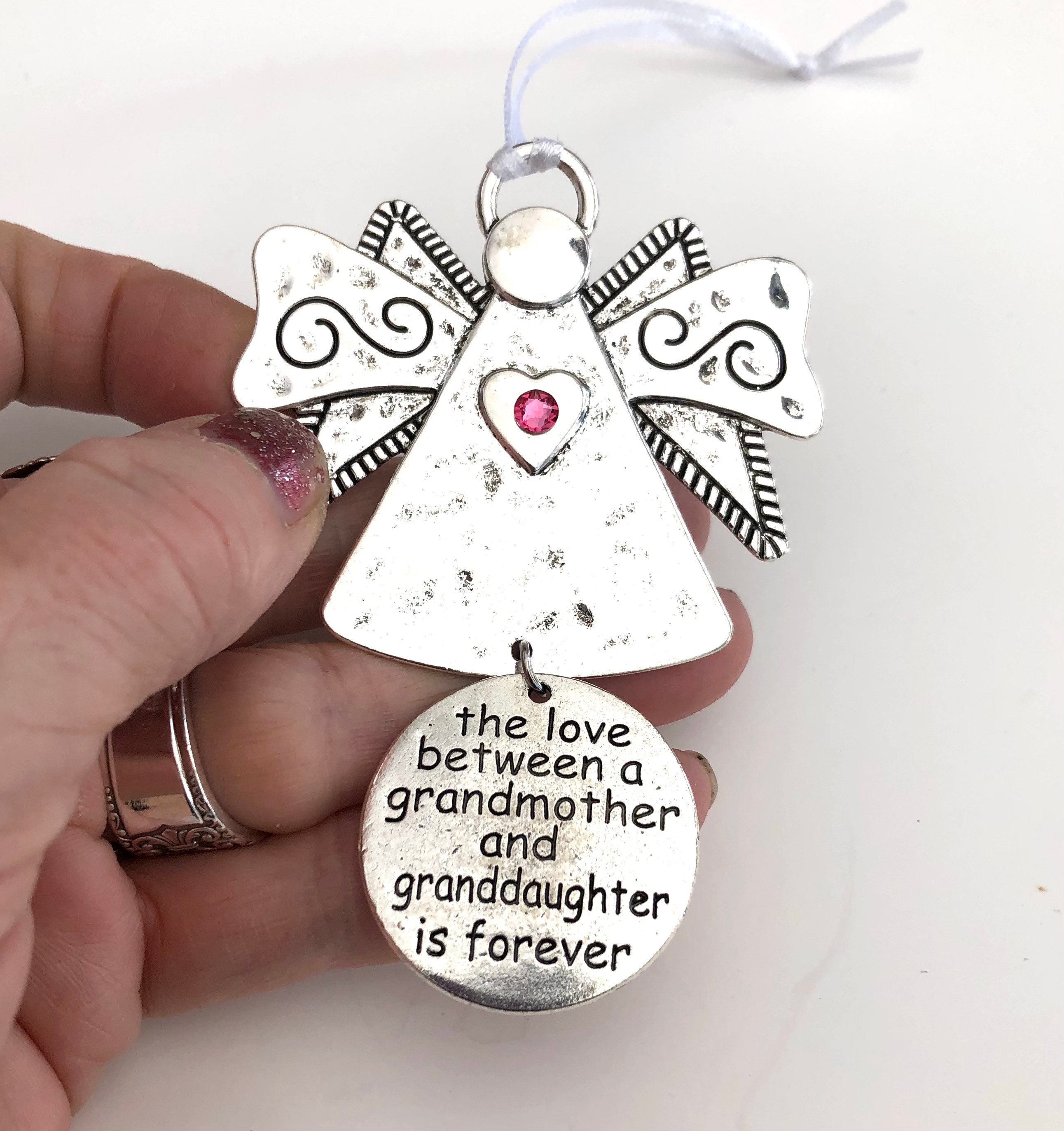 Grandma Granddaughter ornament The Love between a Etsy
