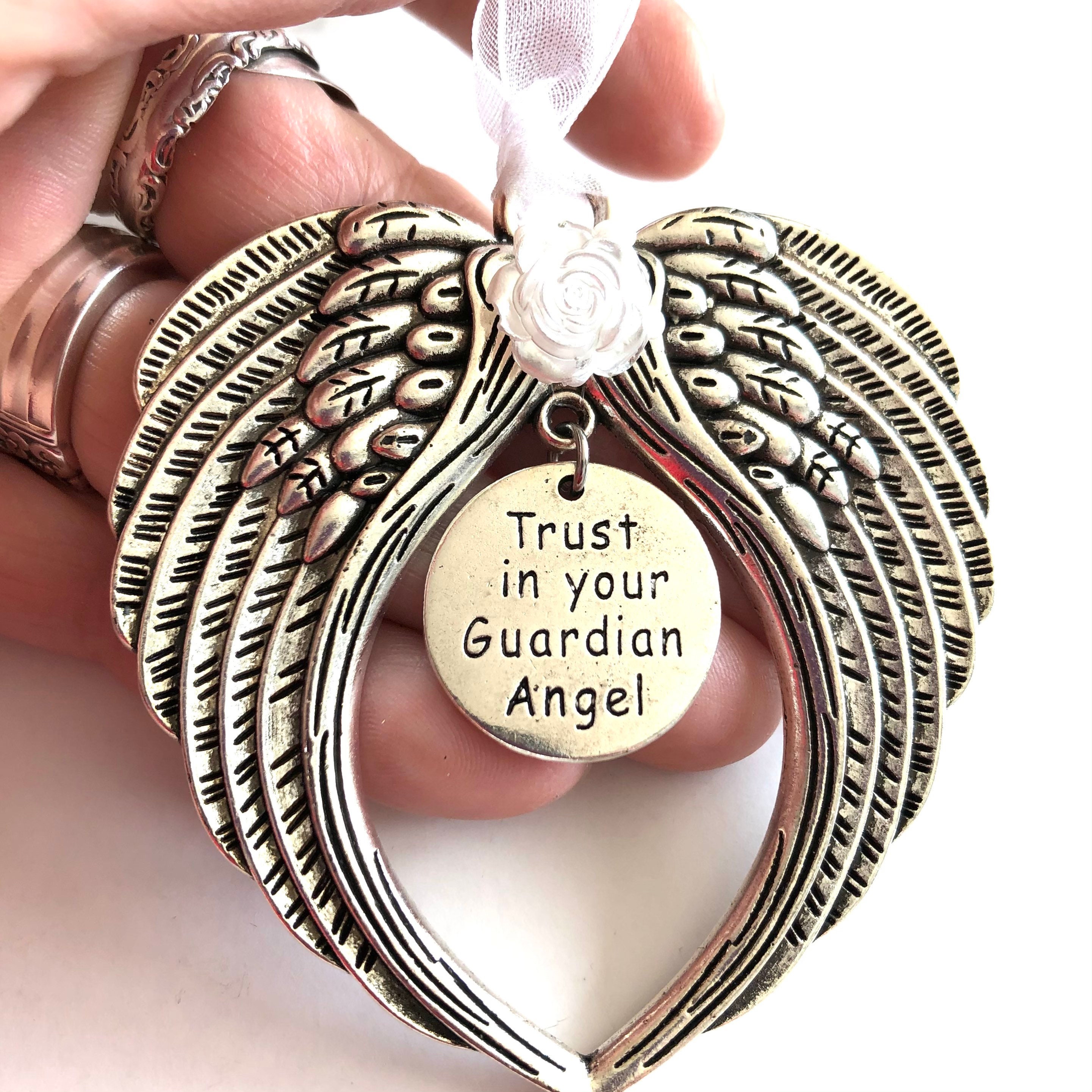 Trust in Your Guardian Angel Inspirational Message Angel Etsy Ireland