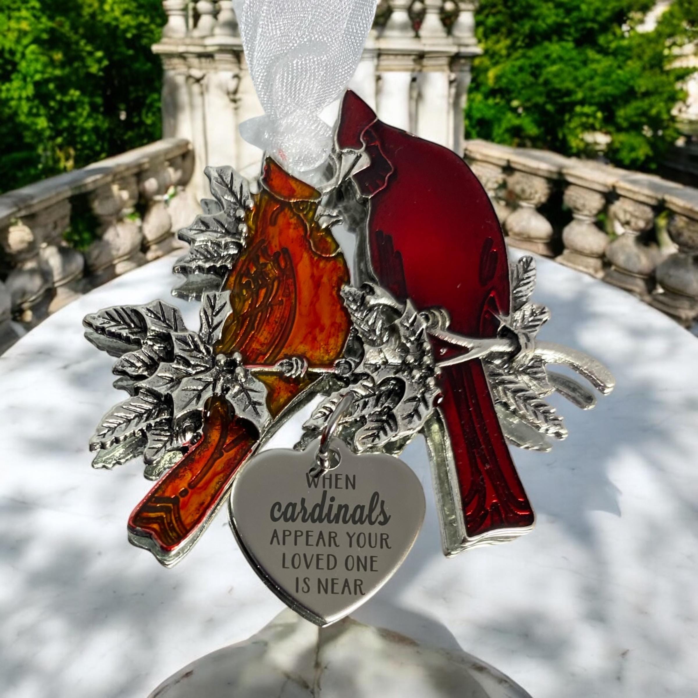 Cardinal Memorial Cardinal Memorial Ornament: Bereavement Gift, When Cardinals Appear - Etsy