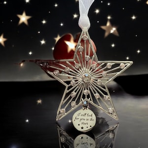 I will look for you in the Stars ornament, memorial ornament