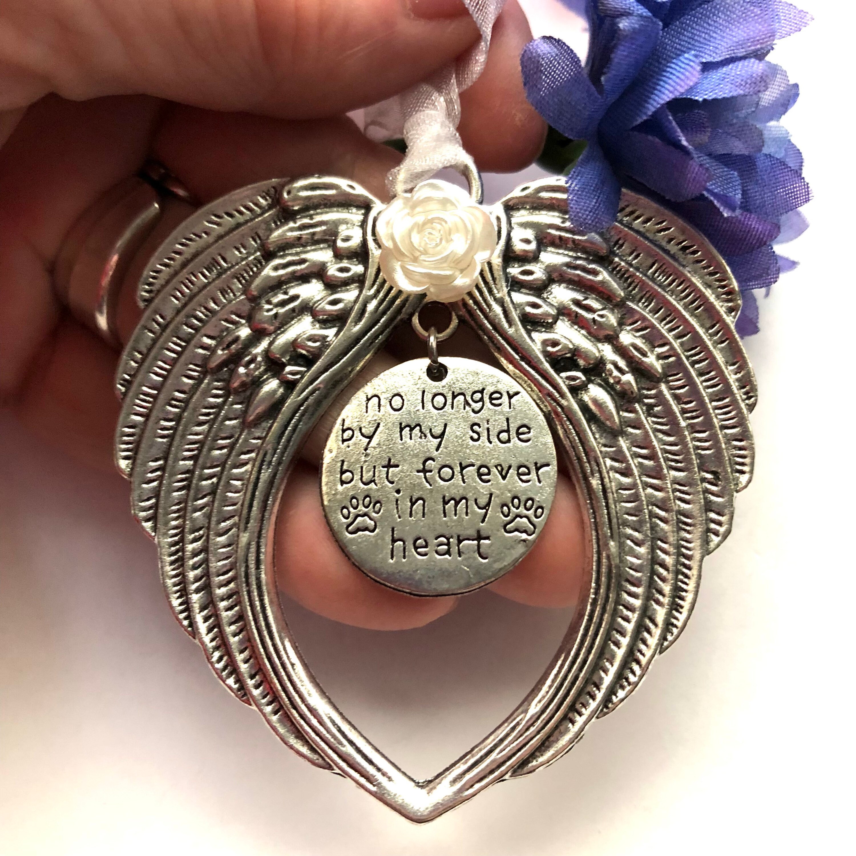Pet Memorial Angel Memorial Ornaments Angel Wings Angel Etsy