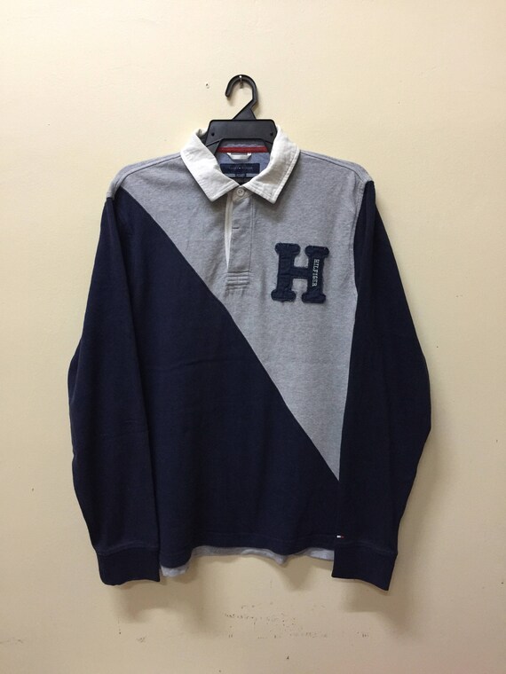 tommy hilfiger multicolor long sleeve polo