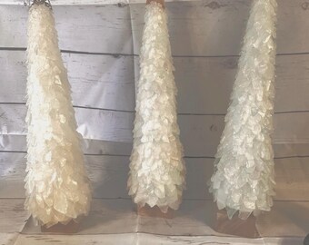 Strandglas-Weihnachtsbaum / Strandglas-Weihnachtsbaum / Seeglasbaum 19 Zoll