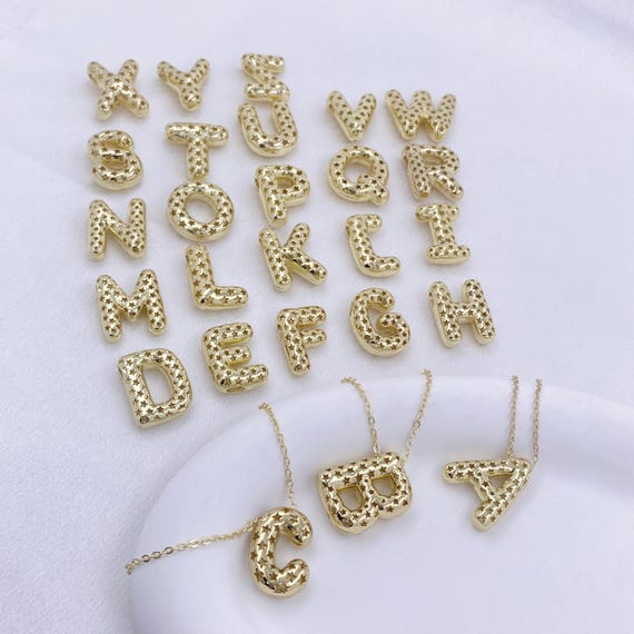 Collana Con Lettera Iniziale In Zircone CZ Scintillante Per Donna - Foto 3