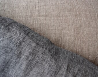 Melange Linen Fabric / Beautiful Dusty Colors / Natural Fabric / Stonewashed / Rustic Fabric / Linen By the Yard / 100% Linen