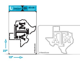 Texas A&M Multi-purpose Stencil | Etsy