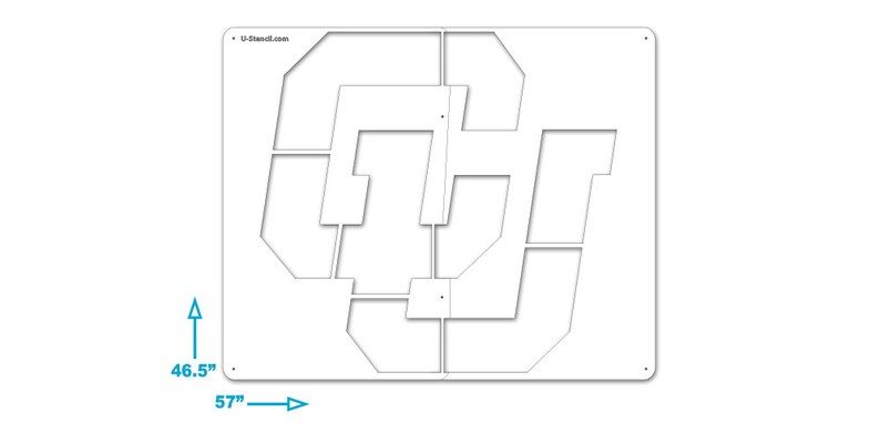 Colorado CU \u2013 Lawn Stencil Only