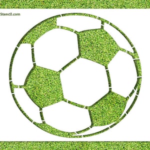 SOCCER BALL STENCIL - Etsy