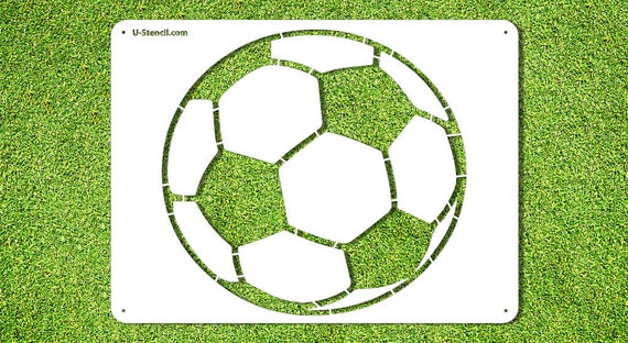 soccer ball stencil