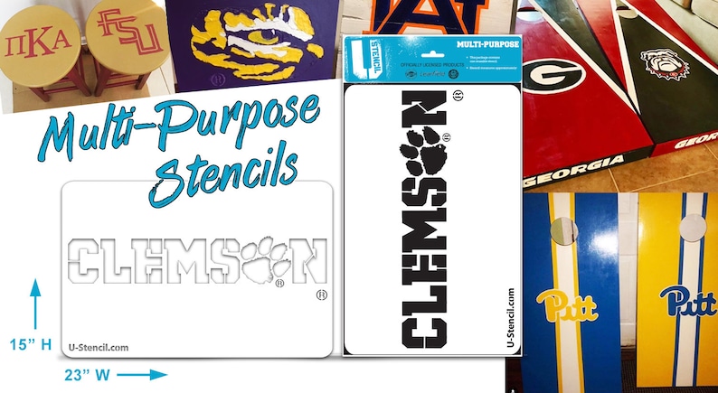 Michigan State \u201cSPARTANS\u201d \u2013 Multi-Purpose Stencil