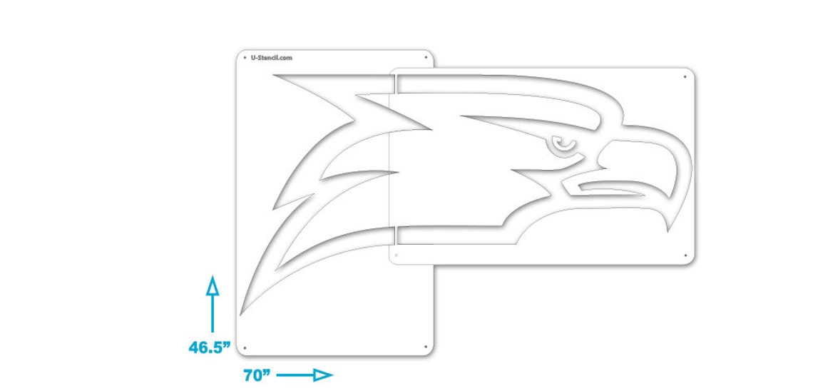 Georgia Southern Eagle Stencil Lawn Stencil Only Etsy georgia-southern-eagle-stencil-lawn-stencil-only-etsy