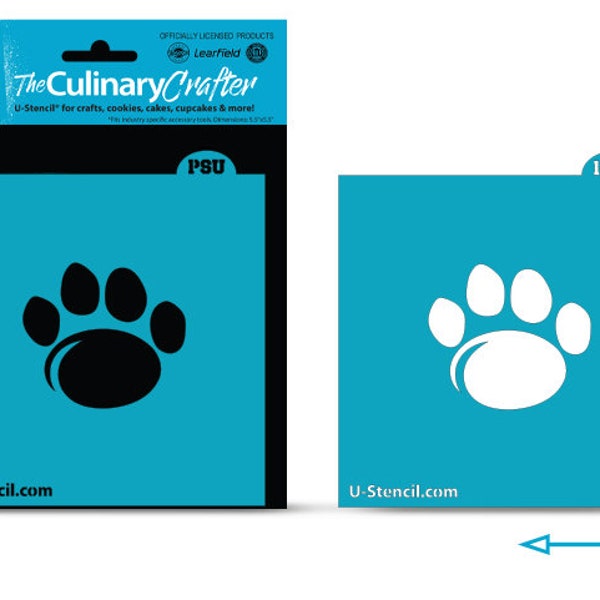 Officially Licensed PENN STATE PAW Culinary Crafter Stencil