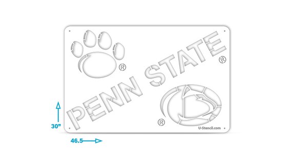 Penn State TAILGATER STENCIL Only | Etsy