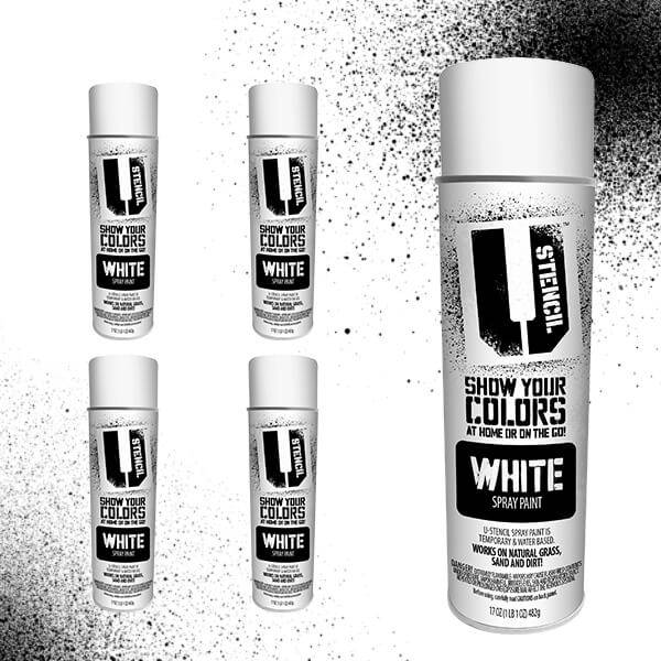 Grass Safe Spray Paint BLANCO 4 PACK Etsy