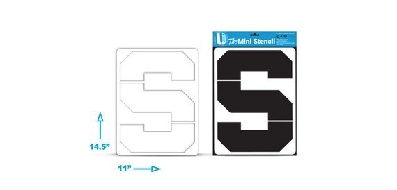 MICHIGAN STATE S Mini Stencil | Etsy