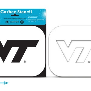 Virginia Tech Stencil "vt" – Curbee Stencil - Etsy