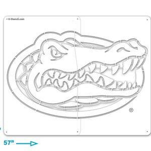University of Florida Gator – Lawn Stencil Including Paint - Etsy