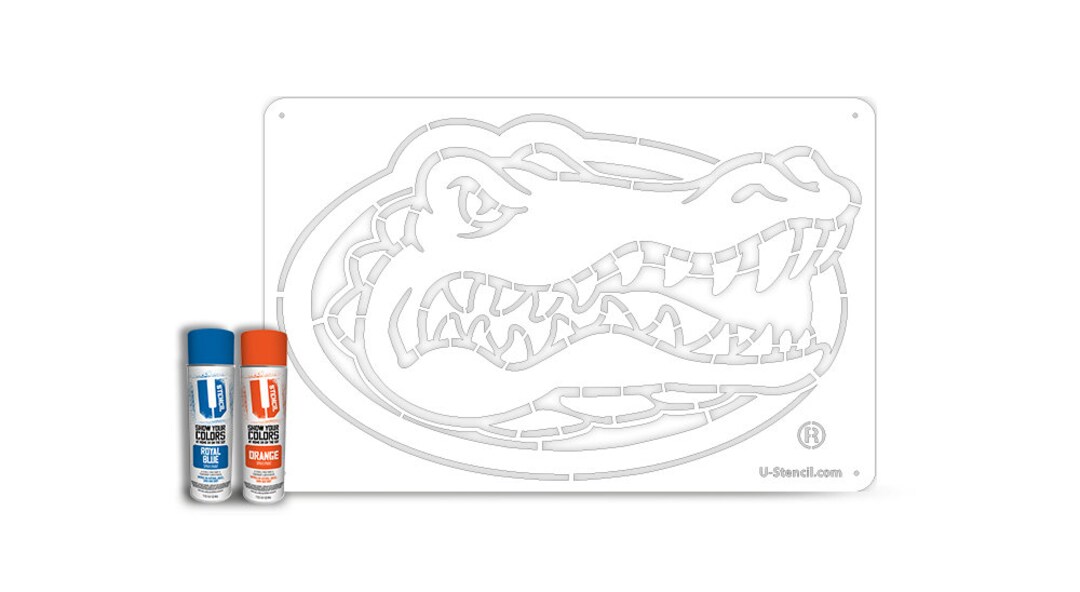 FLORIDA GATOR HEAD Stencil Kit – the Tailgater - Etsy