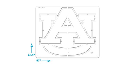 Auburn Logo Stencil