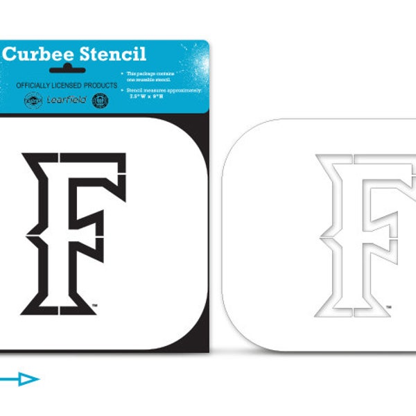Cal State Fullerton Stencil - The Curbee (Discontinued)