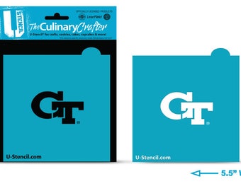 Officially Licensed GEORGIA TECH GT Culinary Crafter Stencil (Discontinued)