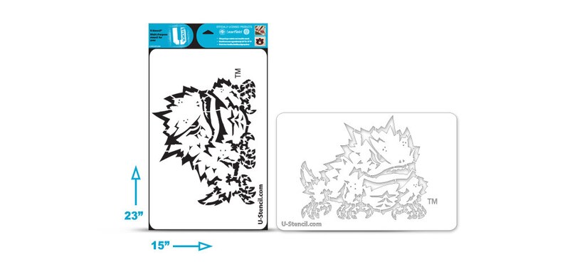 TCU Frog \u2013 Multi-Purpose Stencil