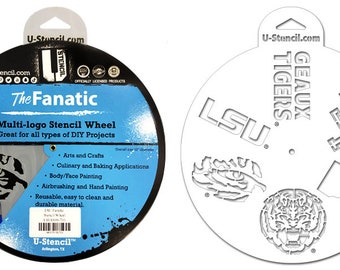 LSU Small Stencil Wheel – The Fanatic