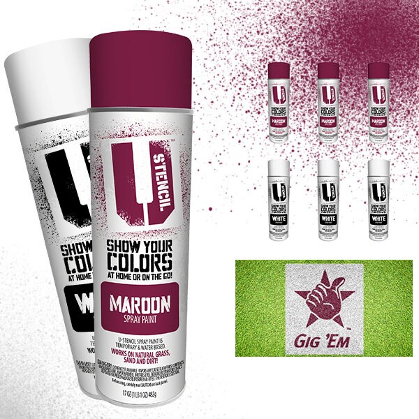 Grass Safe Aggie Maroon Outdoor Spray Paint Etsy