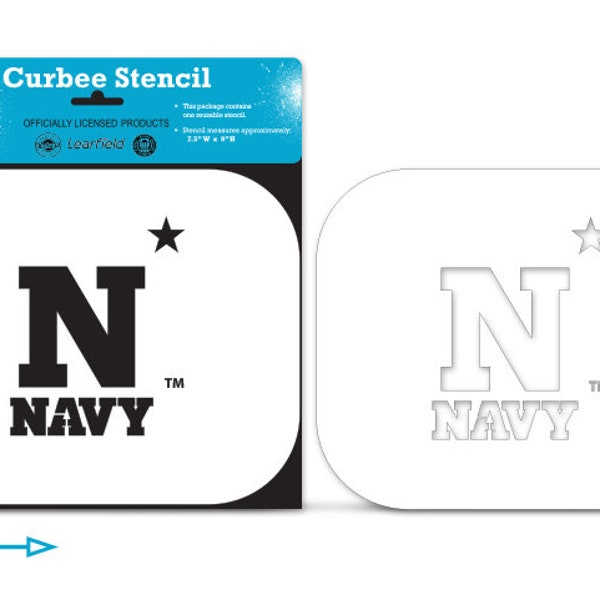 Navy Stencil - Etsy