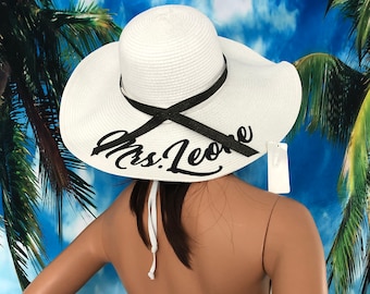 Straw hat, Beach Hat, Sun Hat - Sold Individually or as a Set
