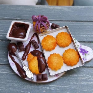 Miniaturkekse, Miniaturen, Puppenhausminiaturen, Puppenhauszubehör, Puppenhaus, Miniaturessen, Puppenhausessen, Puppen, Puppenessen