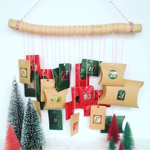 Dollhouse Advent Calendar, Advent Calendar for dolls, Christmas Decor, Handmade gifts, Fun Gift Holiday, Dollhouse, Gifts for Christmas