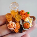Miniature oranges, Miniatures, Dollhouse, Dolls, Dollhouse miniatures, Miniature food, Dollhouse accessories, Dollhouse food, Dolls food product logo