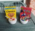 Miniature cereal, Miniatures, Dollhouse miniatures, Dollhouse, Dolls, Miniature food, Fake food, Dollhouse accessories, Mini food, Doll food product logo