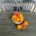 5x Miniature grapefruit, Dollhouse food, Food for dollhouse, Mini food, Doll food, Miniature fruits and vegetables, Miniatures 