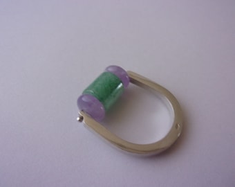 Bague Aventurine argent