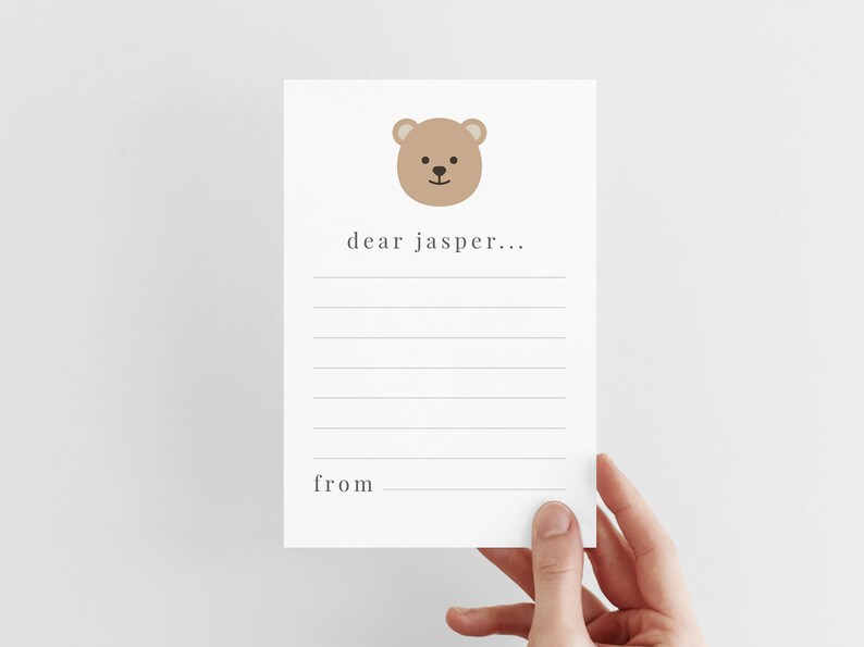 Editable Time Capsule, Teddy Bear Birthday, First Birthday Time Capsule ...