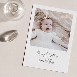 Mini carte modifiable d'étape importante, carte d'étape importante de Noël de bébé, modèle d'étoile, carte de Noël imprimable