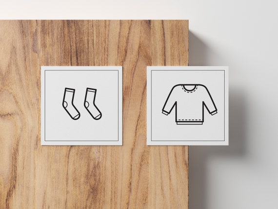 clothes labels printable drawer labels nursery drawer label etsy