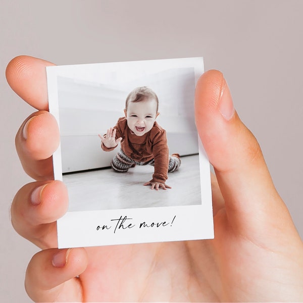 Mini Photo Set | Printable Mini Photo Album | Editable Miniature Photos | Tiny Photo | Miniature Photo Template | Script Font